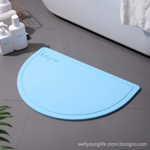Soft diatom mat bathroom washable mat antibacterial